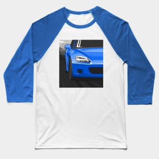 Honda S2000 AP1 Rolling - Apex Blue Baseball T-Shirt